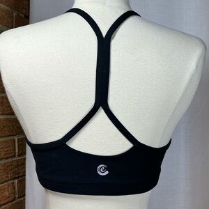 Calme black Racerback sports bra - large